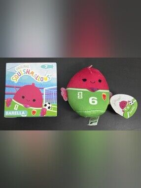 New! McDonald’s Squishmallow Happy Meal Toy 2026 FIFA World Cup Barella NIB NWT!